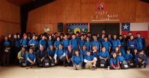 •El objetivo de la actividad fue reencontrar a los niños y jóvenes de los diferentes establecimientos con sus raíces ancestrales. 