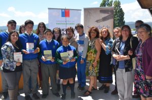 •En la oportunidad aprendieron de poesía chilena y participaron de un taller de creación poética. 